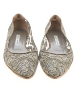 MANOLO BLAHNIK（マノロ　ブラニク）パンプス グレー サイズ:EU37(23.5cm位) レディース/2200692729052