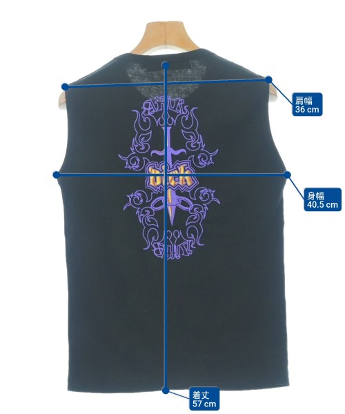 andrew mackenzie（アンドリューマッケンジー）タンクトップ 黒 サイズ:S レディース/2200625285112