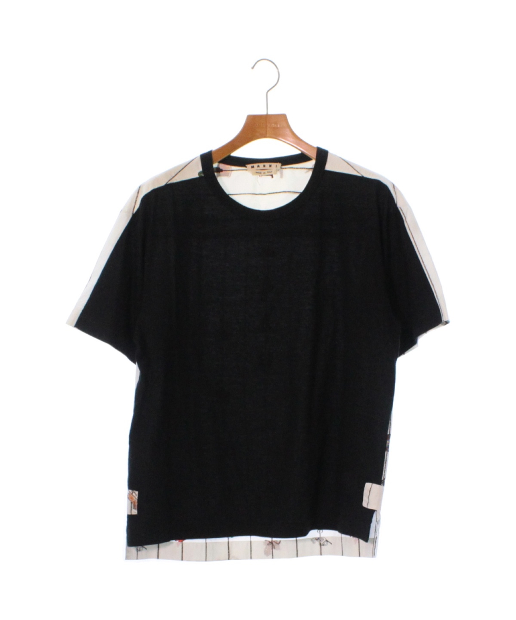 MARNI（マルニ）Tシャツ・カットソー 黒 サイズ:44(S位) メンズ 