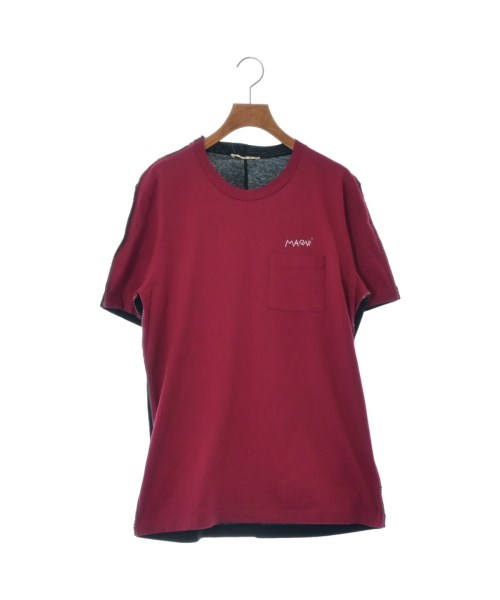 MARNI（マルニ）Tシャツ・カットソー 赤 サイズ:50(XL位) メンズ