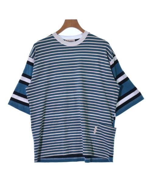 MARNI（マルニ）Tシャツ・カットソー 青 サイズ:48(L位) メンズ