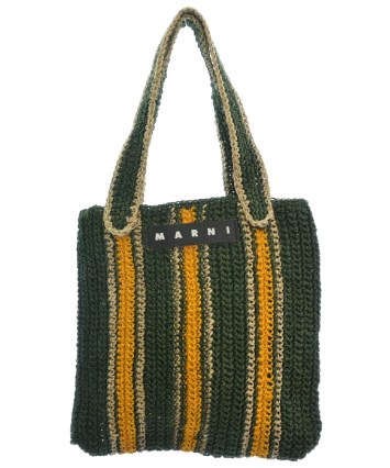 【本日で出品終了】　MARNI トートバッグ 緑×黒　タグ&袋付き　ほぼ未使用 2108423O0033_m2_a001.jpg