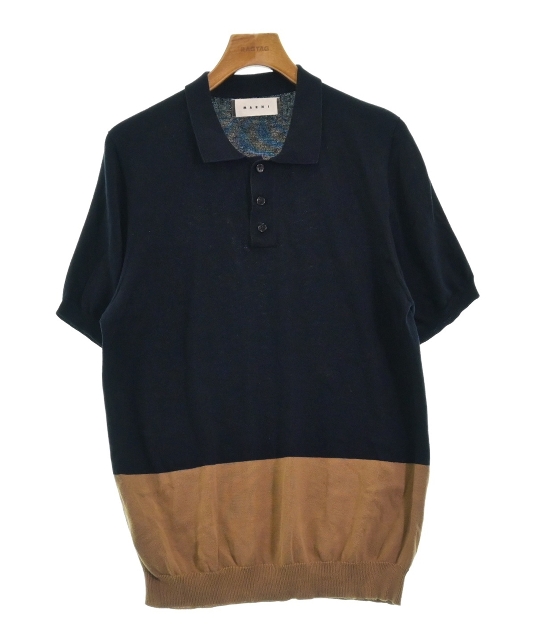 MARNI マルニ　ドライバーズニット　Lサイズ　ネイビー MARNI マルニ ドライバーズニット Lサイズ ネイビー MARNI マルニ