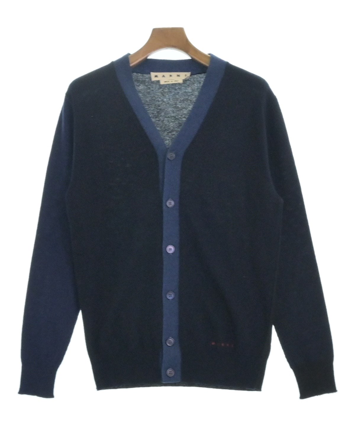 MARNI（マルニ）カーディガン 紺 サイズ:46(M位) メンズ