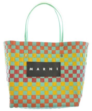 マルニかごバック MARNI（マルニ）かごバッグ 青 サイズ:- レディース