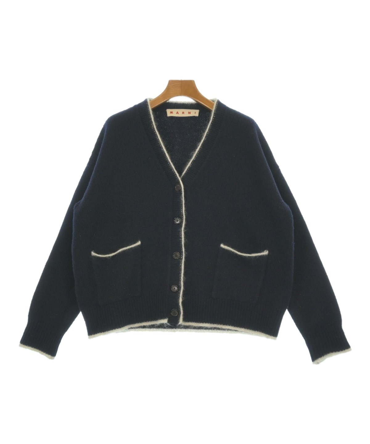 MARNI（マルニ）カーディガン 紺 サイズ:36(XS位) レディース