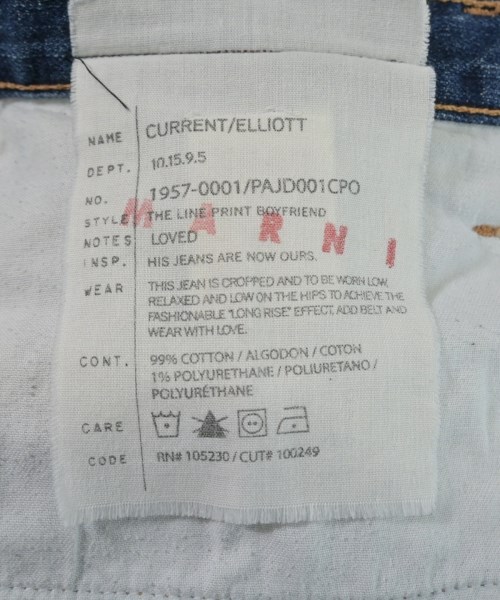 MARNI（マルニ）デニムパンツ 紺 サイズ:25(S位) レディース/2200634735035