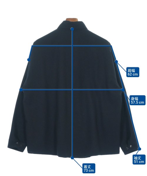 MARNI（マルニ）カジュアルシャツ 紺 サイズ:44(S位) メンズ/2200634690051