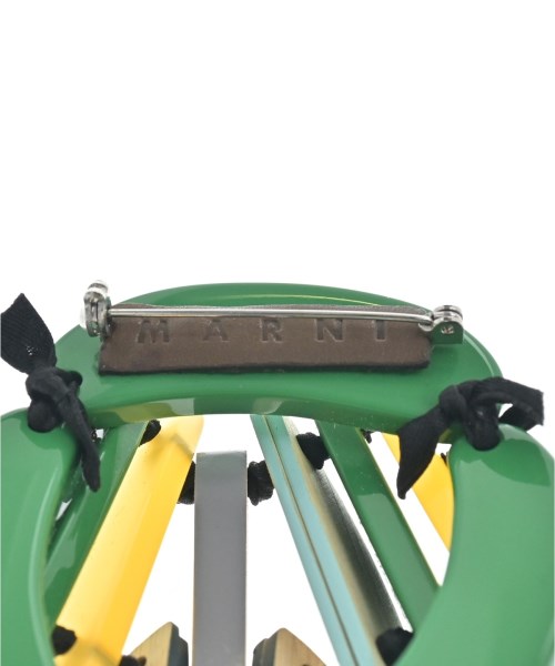 MARNI（マルニ）ブローチ・コサージュ 緑 サイズ:- レディース/2200635143037