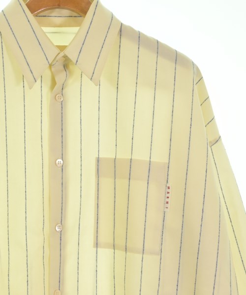 MARNI（マルニ）カジュアルシャツ 黄 サイズ:46(M位) メンズ/2200635791023
