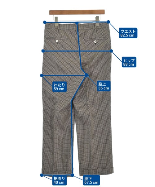 MARNI（マルニ）スラックス 茶 サイズ:48(L位) メンズ/2200636002074