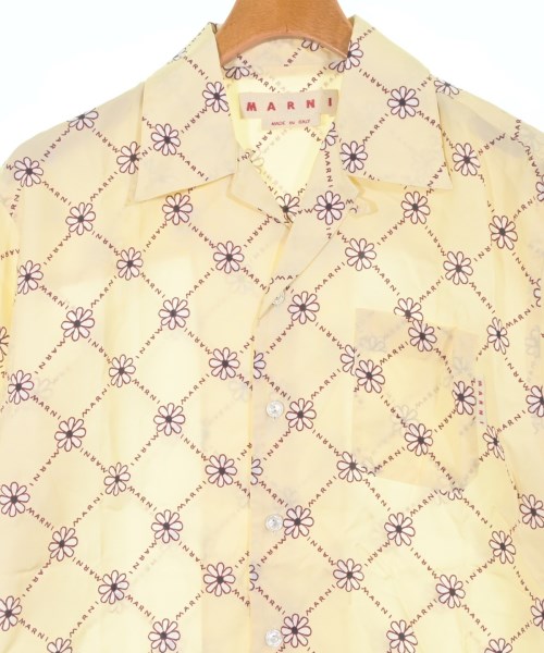 MARNI（マルニ）カジュアルシャツ 黄 サイズ:44(S位) メンズ/2200636865051