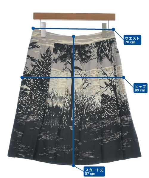 MARNI（マルニ）ひざ丈スカート 黒 サイズ:38(S位) レディース/2200636934016