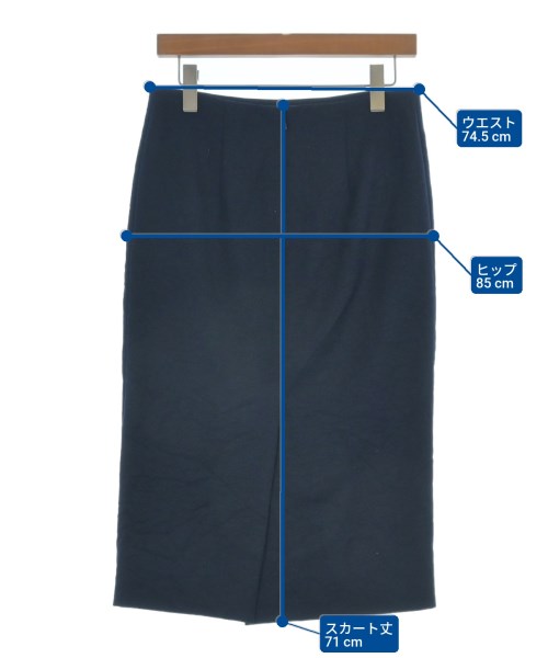 MARNI（マルニ）ロング・マキシ丈スカート 紺 サイズ:38(S位) レディース/2200636934030