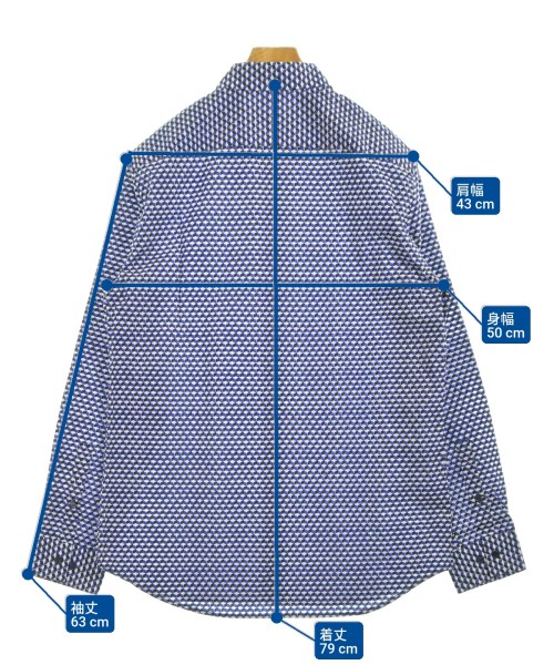 MARNI（マルニ）カジュアルシャツ 青 サイズ:48(L位) メンズ/2200594035916