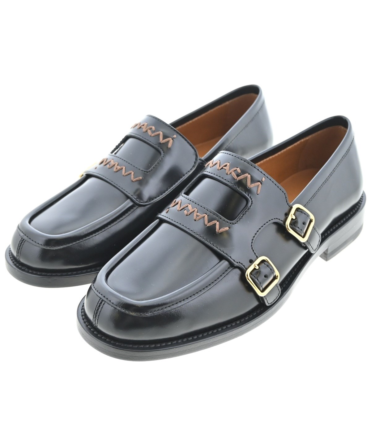 MARNI（マルニ）ドレスシューズ/ローファー 黒 サイズ:EU38(24.5cm位