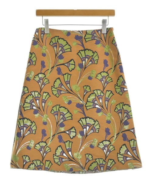 MARNI(マルニ)ひざ丈スカート オレンジ サイズ:38(S位)/2200637768047