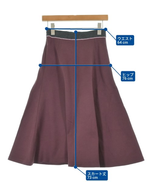 MARNI（マルニ）ロング・マキシ丈スカート 赤 サイズ:38(S位) レディース/2200639829227