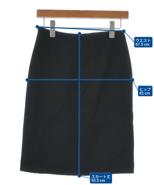 MARNI（マルニ）ひざ丈スカート 黒 サイズ:38(S位) レディース/2200640402242