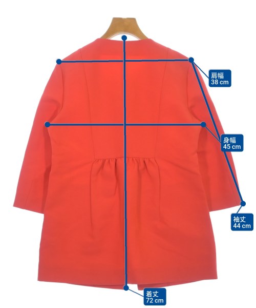 MARNI（マルニ）ノーカラージャケット オレンジ サイズ:42(M位) レディース/2200640516529