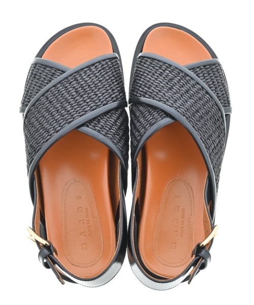 MARNI（マルニ）サンダル 黒 サイズ:EU38(24.5cm位) レディース/2200629419032
