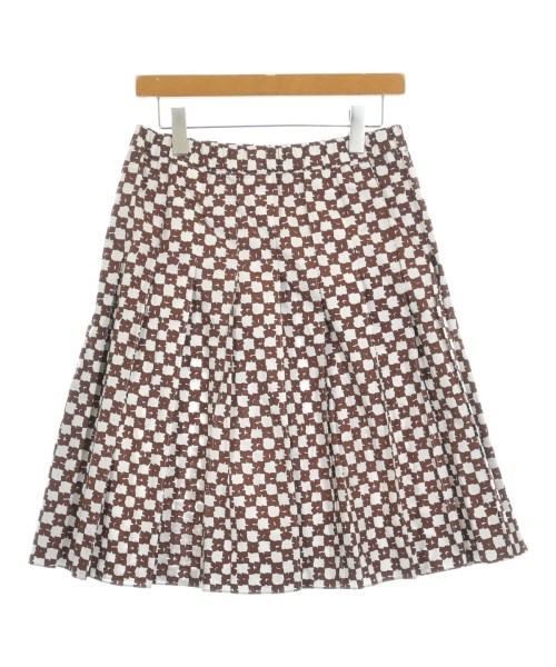 MARNI（マルニ）ひざ丈スカート 茶 サイズ:40(M位) レディース/2200641127021