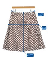 MARNI（マルニ）ひざ丈スカート 茶 サイズ:40(M位) レディース/2200641127021