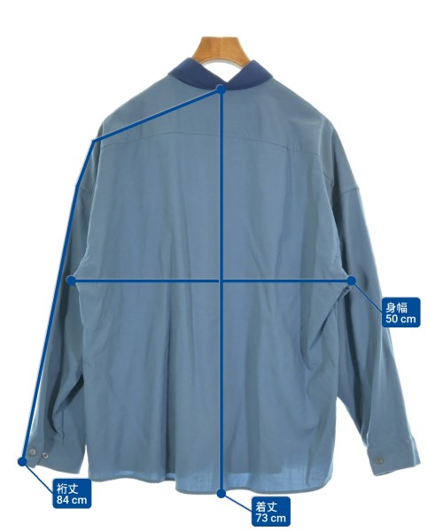 MARNI（マルニ）カジュアルシャツ 青 サイズ:46(M位) メンズ/2200641198014