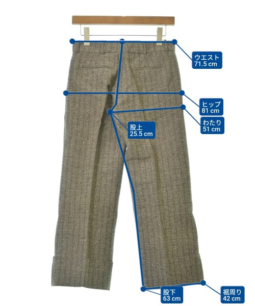 MARNI（マルニ）スラックス 茶 サイズ:38(S位) レディース/2200627501081