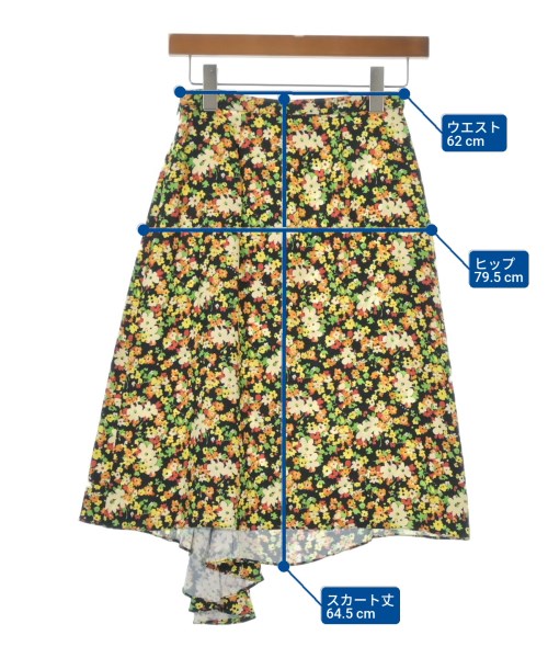 MARNI（マルニ）ひざ丈スカート 黄 サイズ:36(XS位) レディース/2200642214027