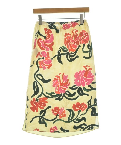 MARNI(マルニ)ロング・マキシ丈スカート 白 サイズ:40(M位)/2200642806109