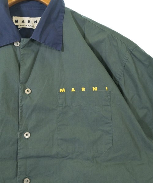 MARNI（マルニ）カジュアルシャツ 緑 サイズ:48(L位) メンズ/2200642928023