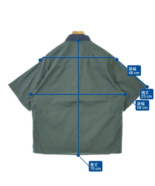 MARNI（マルニ）カジュアルシャツ 緑 サイズ:48(L位) メンズ/2200642928023