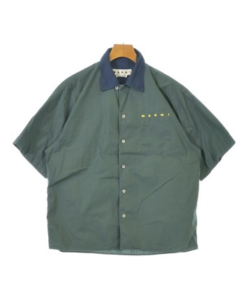 MARNI（マルニ）カジュアルシャツ 緑 サイズ:48(L位) メンズ