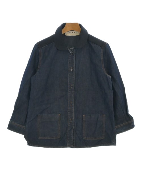 MARNI(マルニ)カジュアルシャツ 紺 サイズ:42(M位)/2200643541122