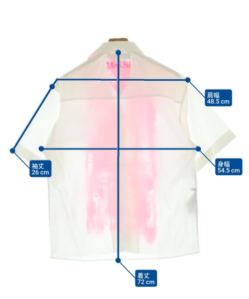 MARNI（マルニ）カジュアルシャツ 白 サイズ:46(M位) メンズ/2200644375153