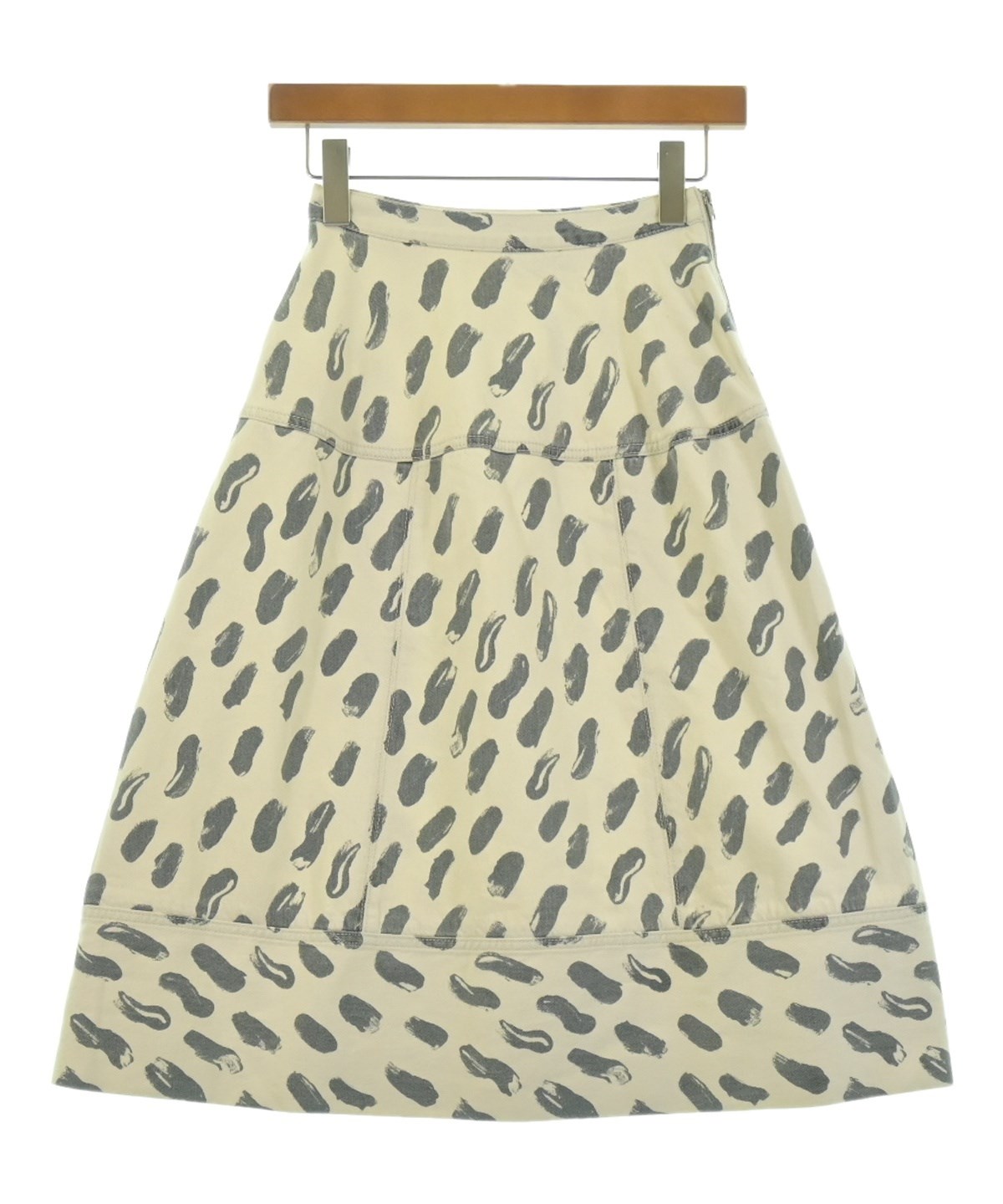 MARNI（マルニ）ひざ丈スカート 白 サイズ:36(XS位) レディース