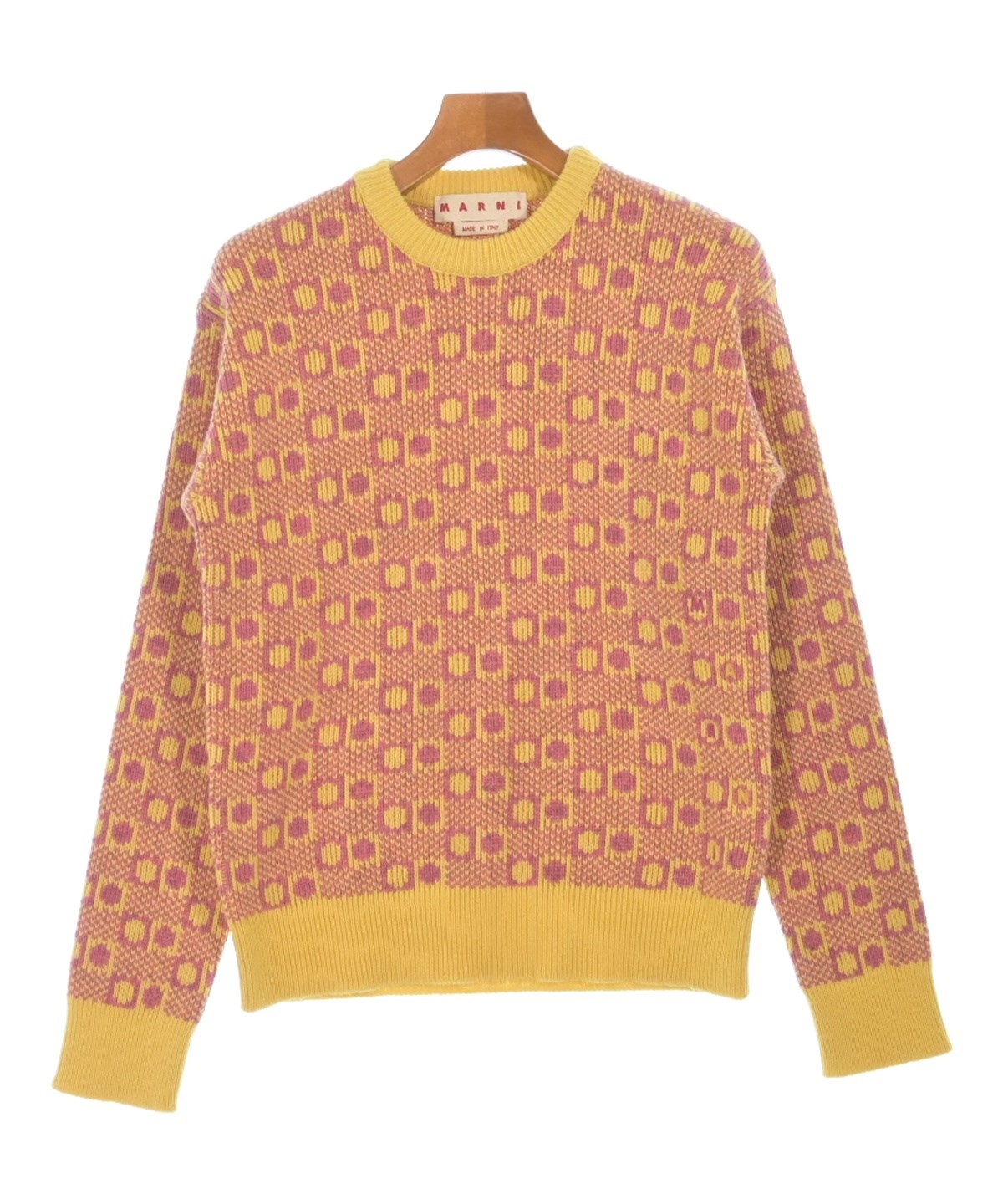 MARNI（マルニ）ニット・セーター 黄 サイズ:44(S位) メンズ