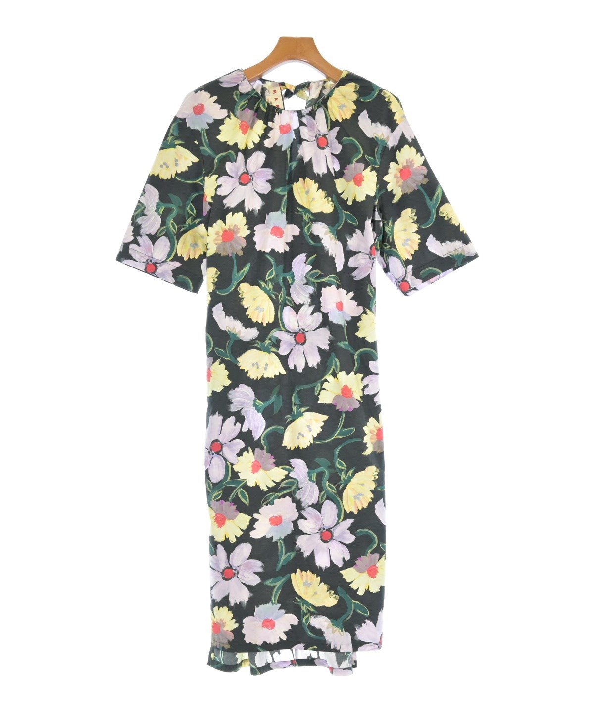 関税.送料込 MARNI ワンピース MARNI(マルニ)ワンピース 黒 サイズ:38(S位) レディース