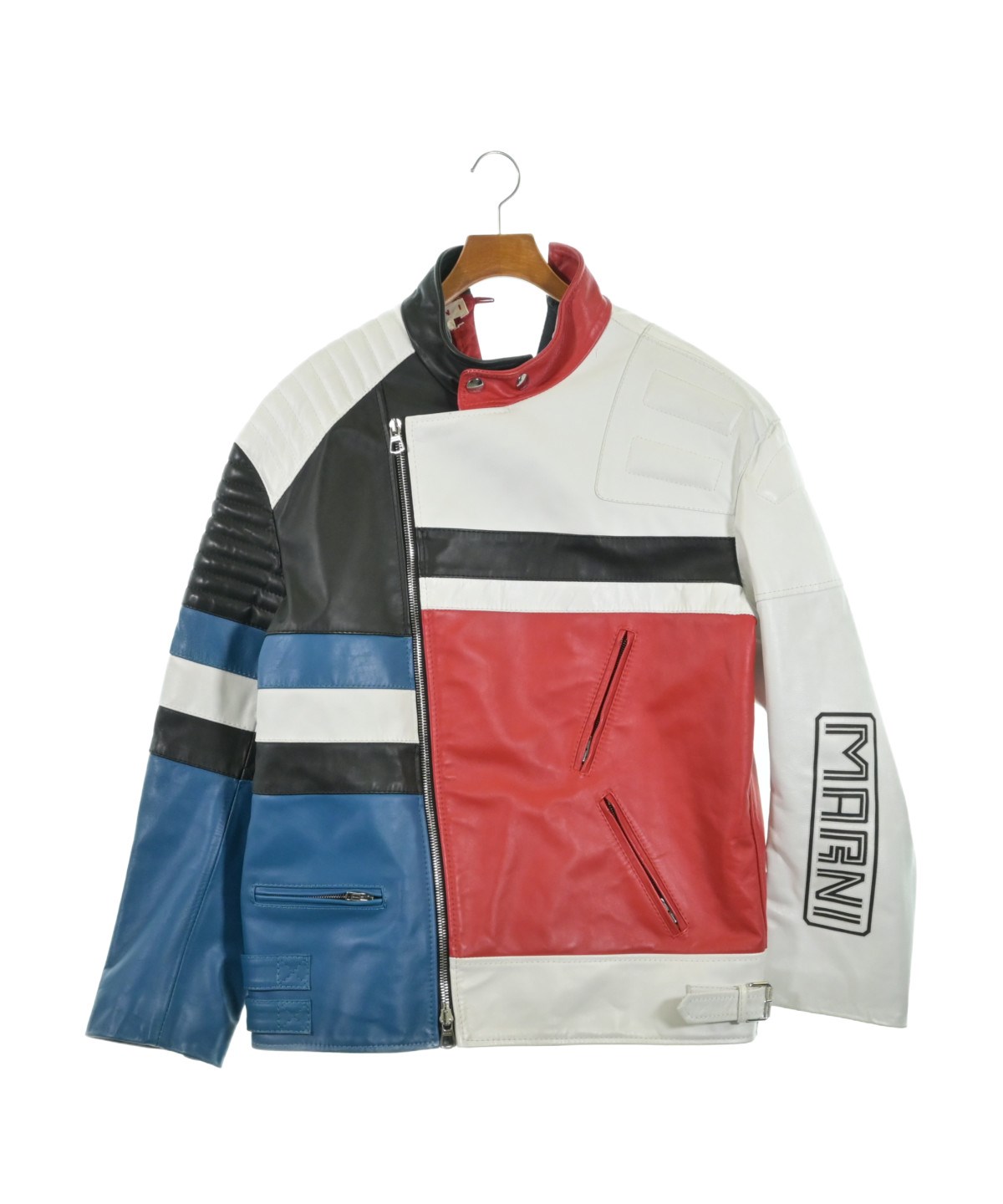 MARNI（マルニ）ライダース 青 サイズ:46(M位) メンズ/2200537388017
