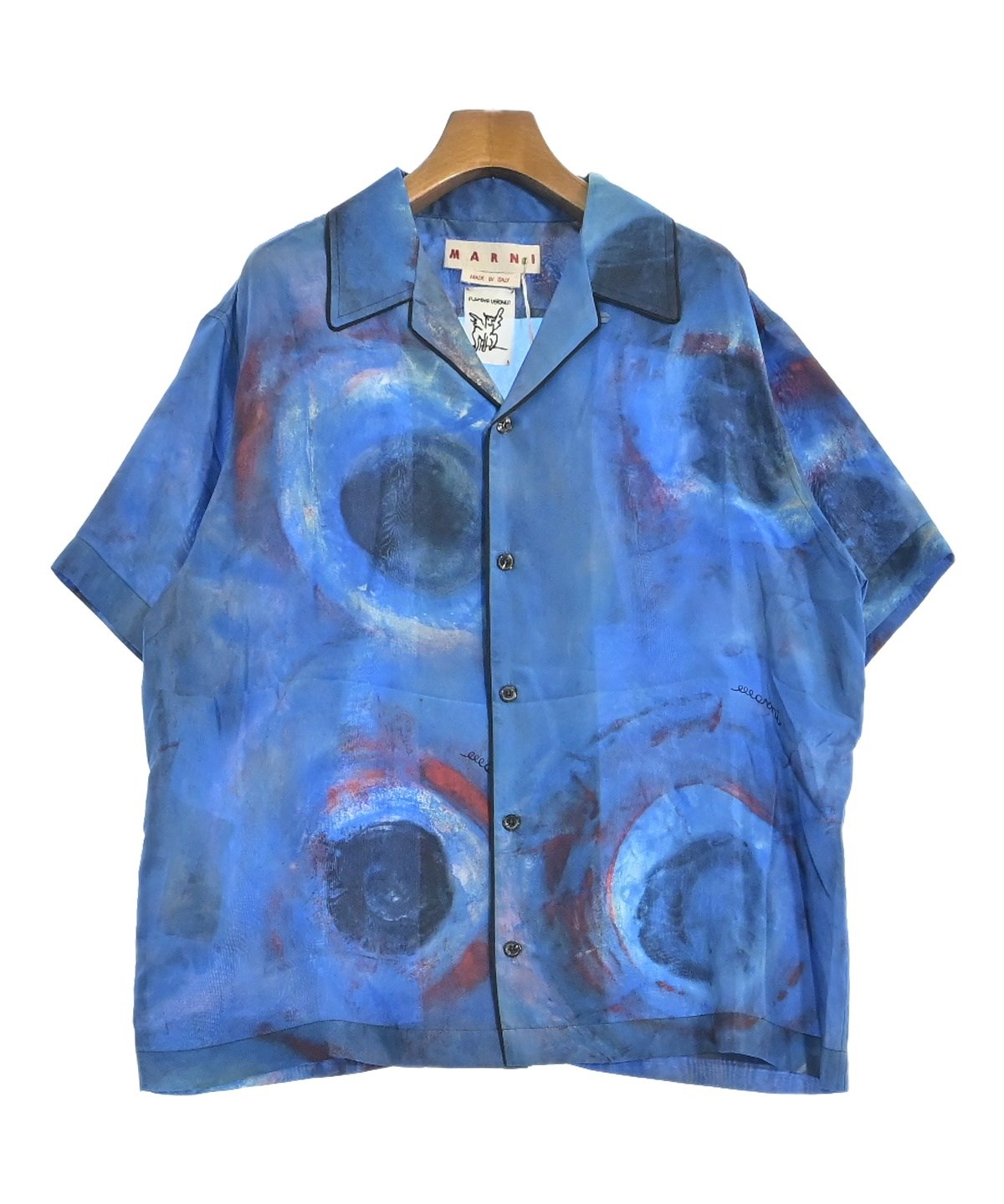 MARNI マルニ カジュアルシャツ XS 青 【古着】【中古】【送料無料】 MARNI（マルニ）カジュアルシャツ 青 サイズ:48(L位) メンズ