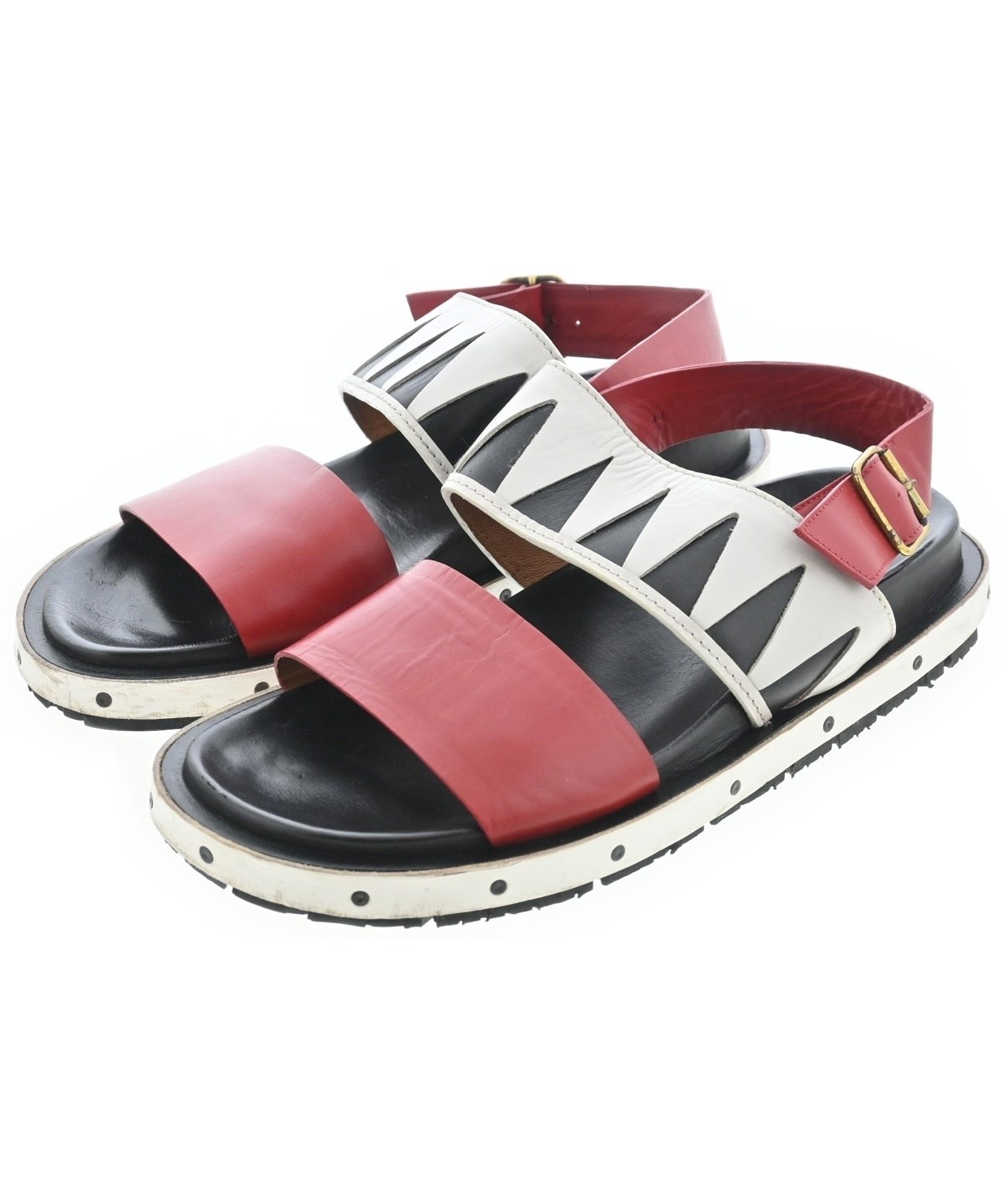 MARNI（マルニ）サンダル 赤 サイズ:EU44(29cm位) メンズ