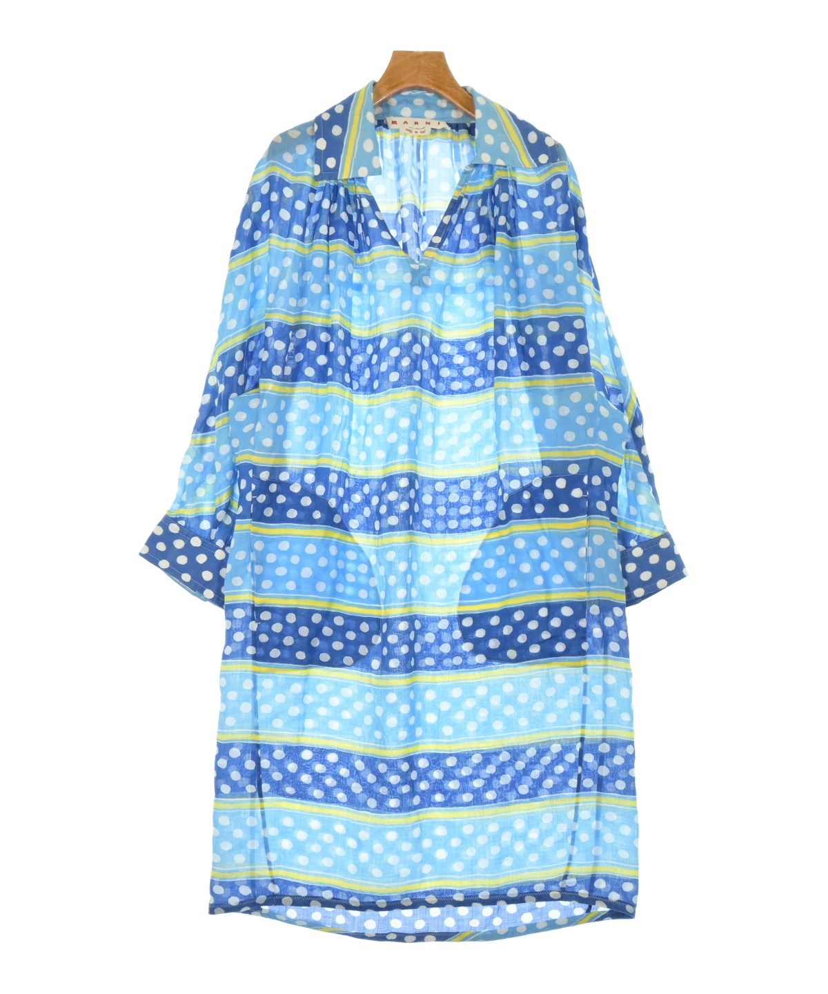 MARNI（マルニ）ワンピース 青 サイズ:36(XS位) レディース