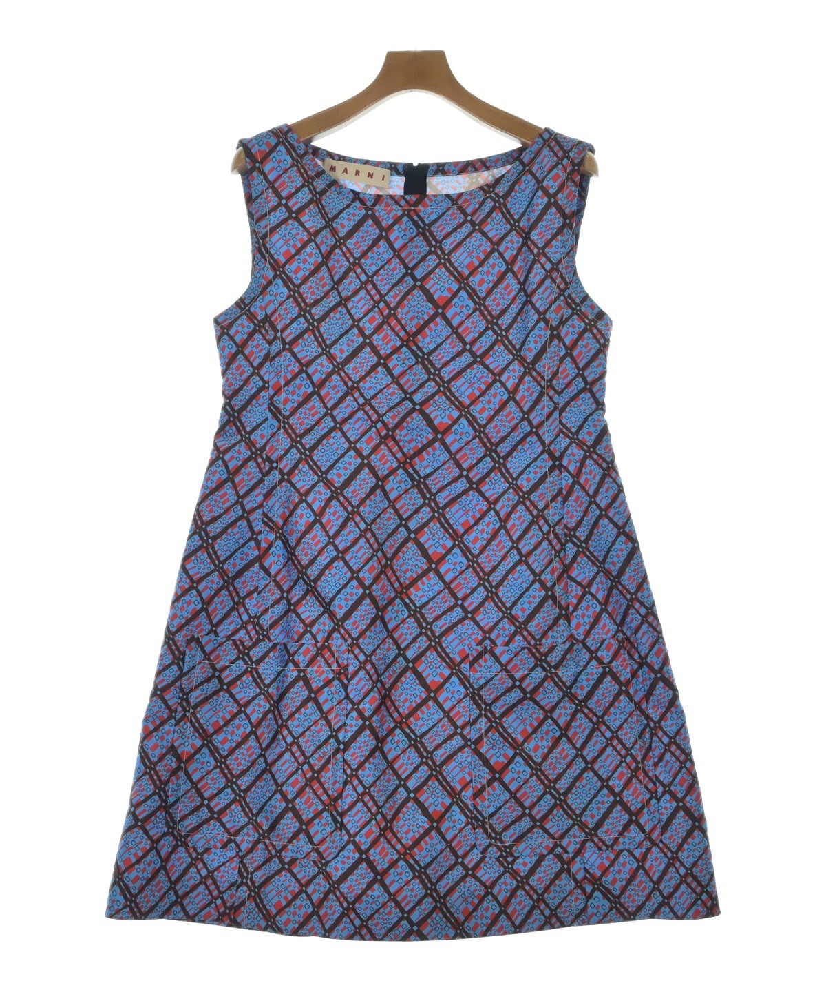 MARNI（マルニ）ワンピース 青 サイズ:44(L位) レディース