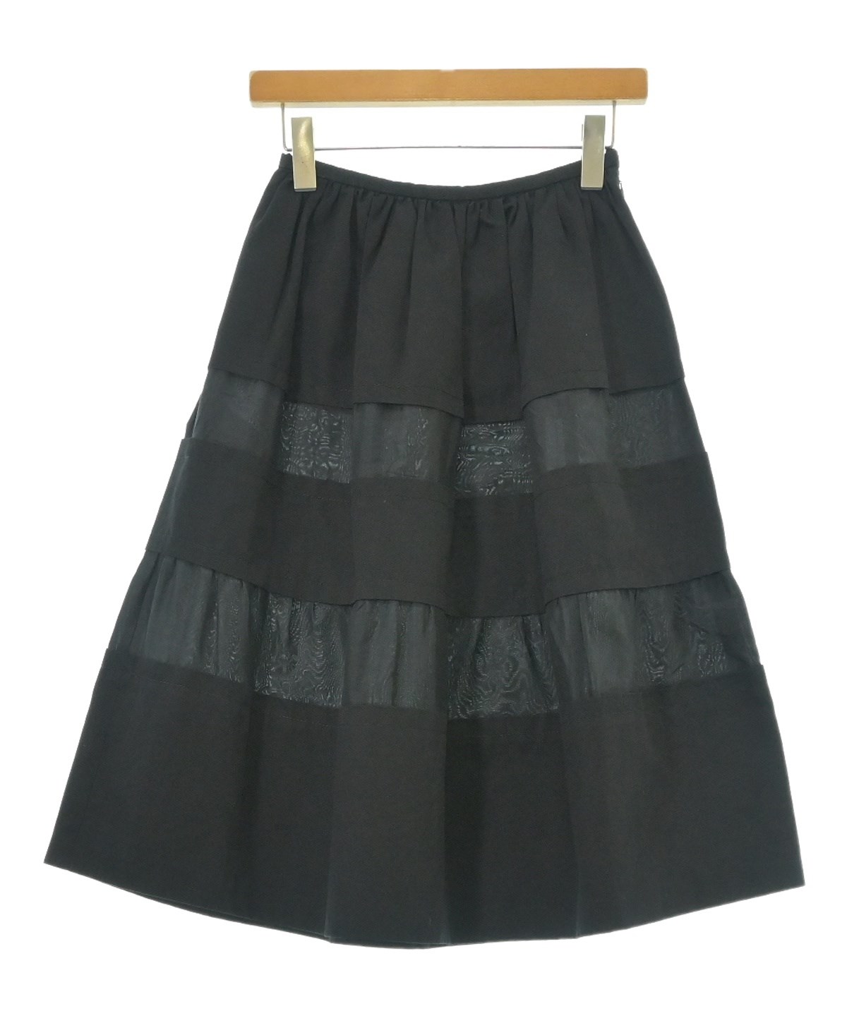 MARNI（マルニ）ひざ丈スカート 黒 サイズ:38(S位) レディース