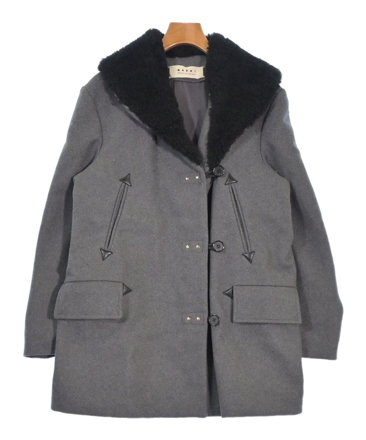 MARNI（マルニ）ダッフルコート グレー サイズ:38(S位) レディース