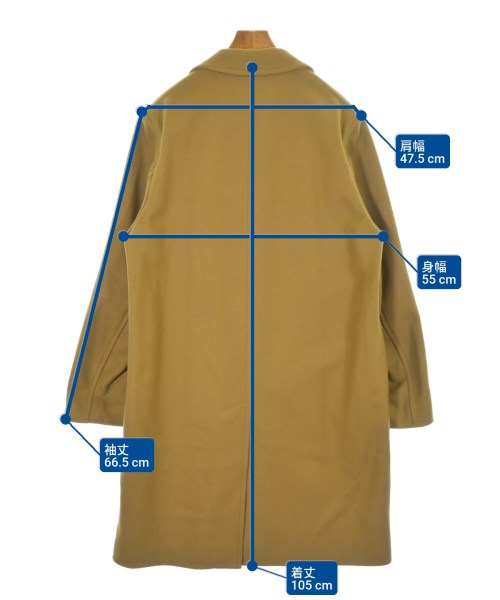 MARNI（マルニ）チェスターコート ベージュ サイズ:46(M位) メンズ/2200622327020