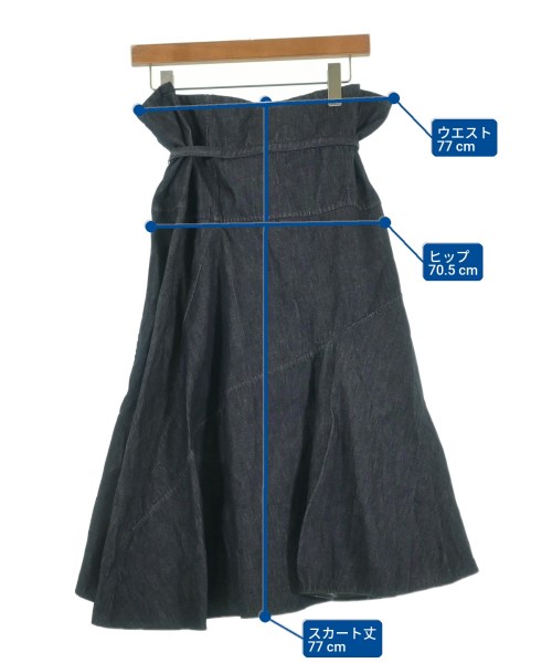 MARNI（マルニ）ロング・マキシ丈スカート 紺 サイズ:38(S位) レディース/2200614938258