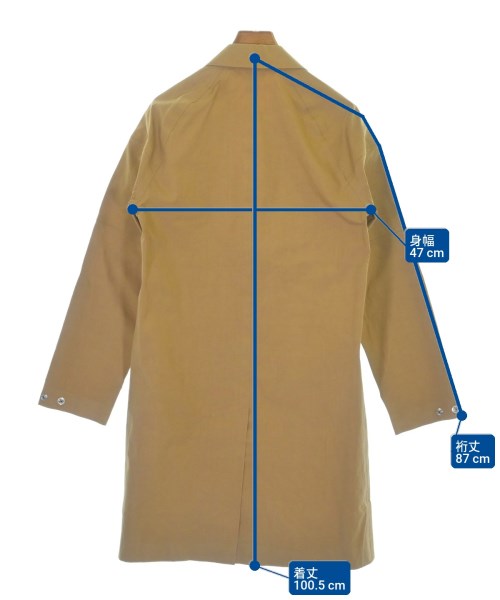 MARNI（マルニ）ステンカラーコート ベージュ サイズ:44(S位) メンズ/2200623558010