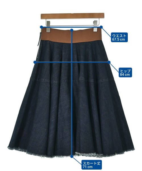 MARNI（マルニ）ロング・マキシ丈スカート 紺 サイズ:40(M位) レディース/2200614295108